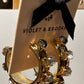Violet & Brooks - Women's Camille Crystal Thick Hoop Earrings