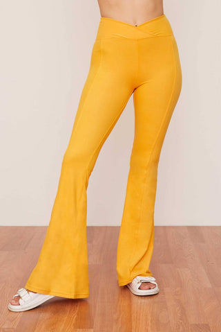 Wolven - Quick-drying Active Crossover Flare Pants