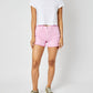 Judy Blue - Mid Rise Garment Dyed Fray Hem Shorts