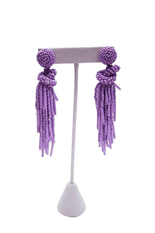 Hello Edie - Women's Fiesta Beaded Tassel Earrings