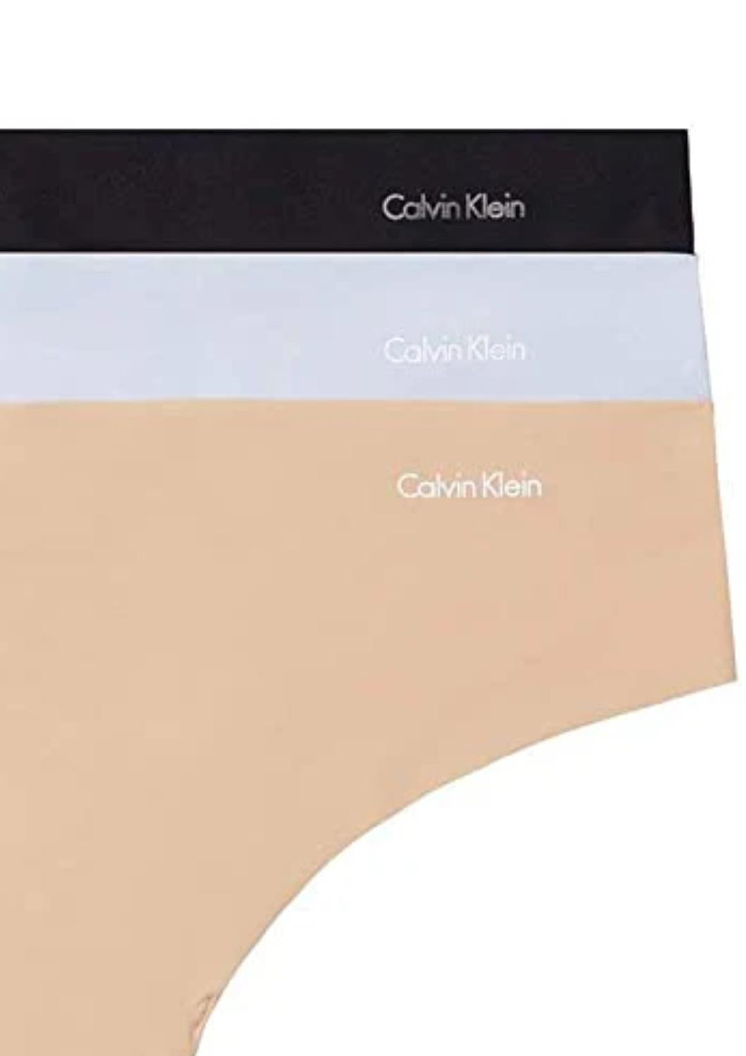 Calvin Klein - Women's 3 Pack Invisibles Thong Panties