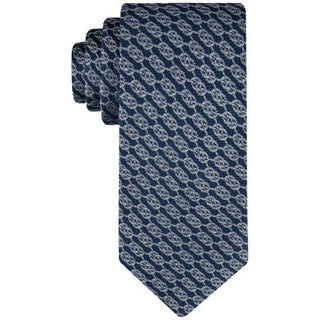 Tommy Hilfiger Men's Sailing Knots Silk Tie - Blue