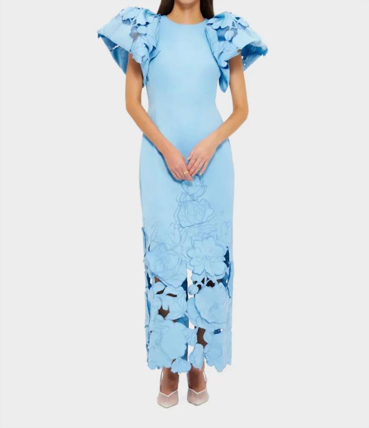 Leo Lin - Lucinda Applique Maxi Dress