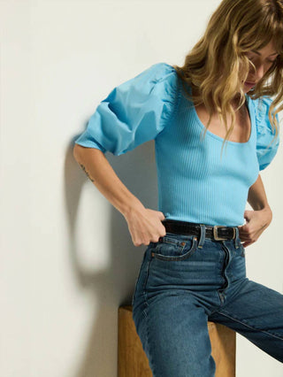 Nation Ltd - Corynn Puffed Sleeve Top