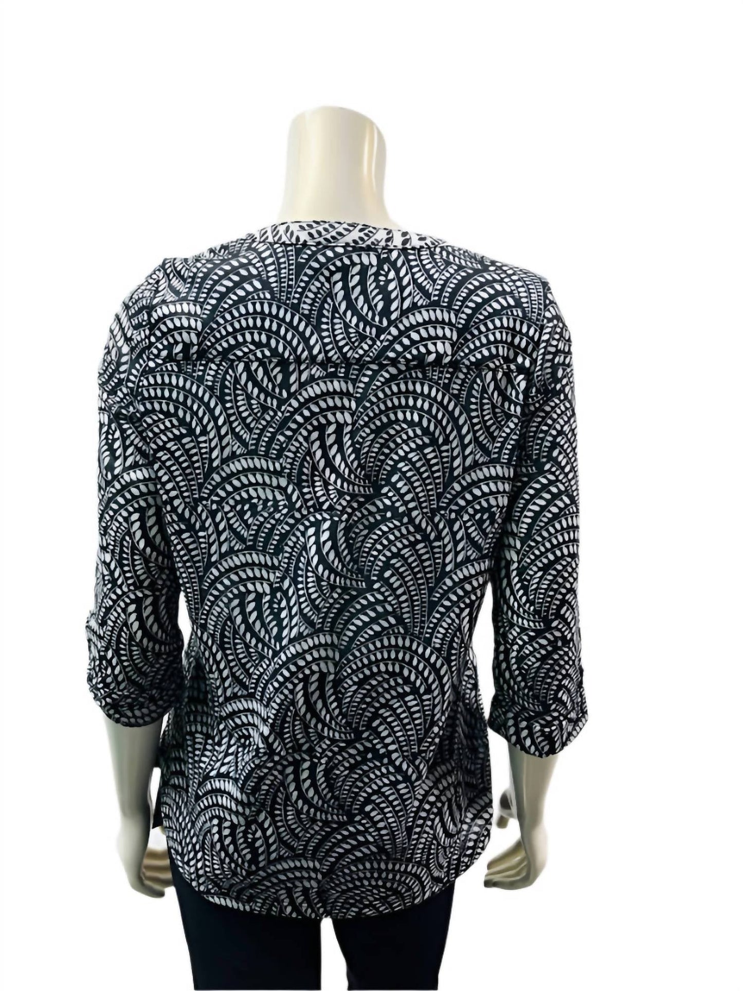 Fdj - Henley Printed Top