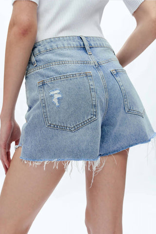 Bayeas - Kelly High Rise Denim Shorts