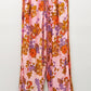 Aratta - Golden Aurela Floral Print Elastic Waist Pants