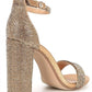 Steve Madden - Women's Carrson Ankle Strap Open Toe Block Heeled Dress Sandals