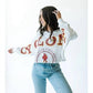 Gameday Social - ISU Split Sleeve Cropped Crew