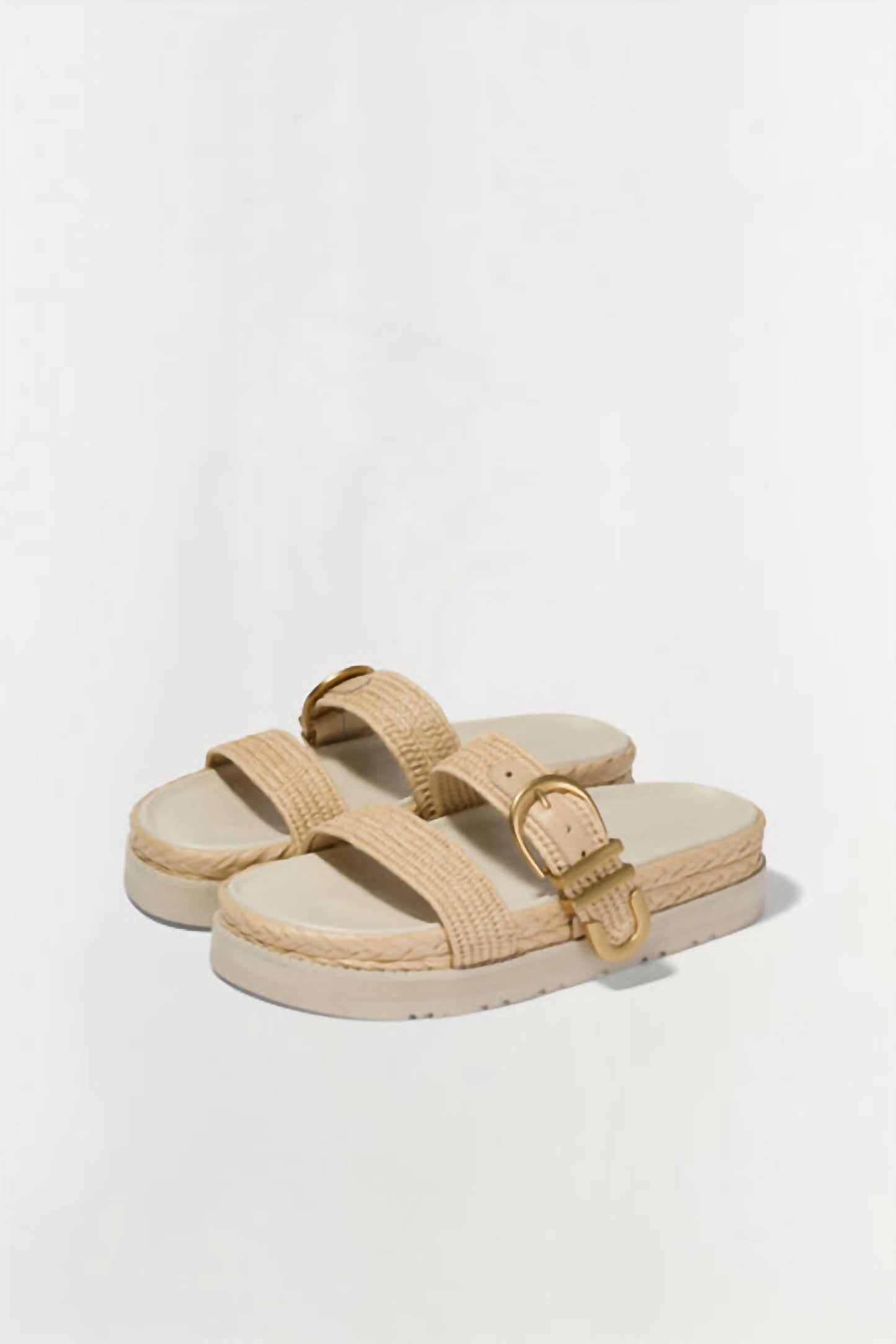 Simkhai - Women's Aida Raffia Buckle Sandal