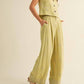 &Merci - Taylor Embroidered Vest And Pants Set