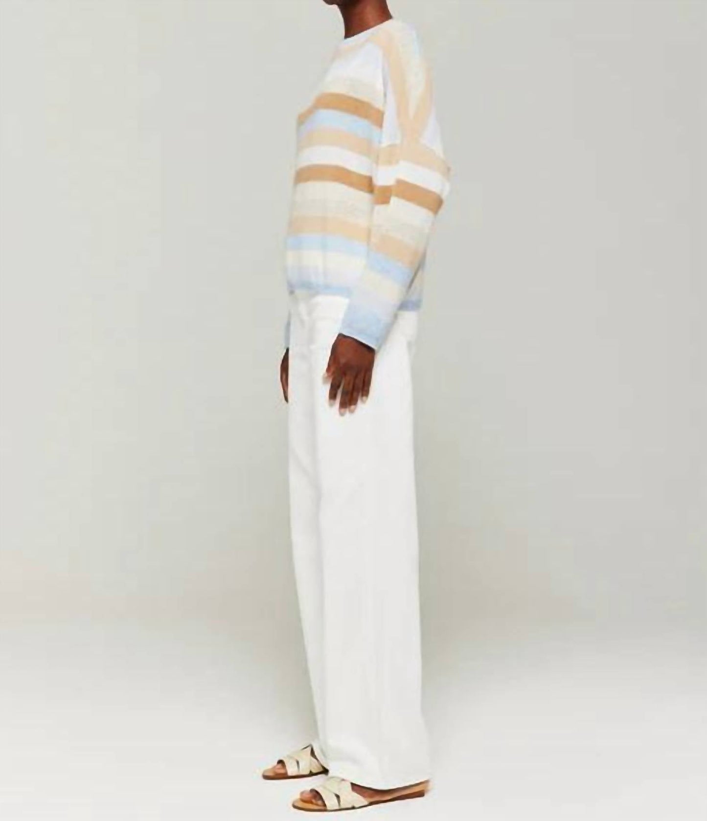 Brodie Cashmere - Doris Stripe Cashmere Sweater