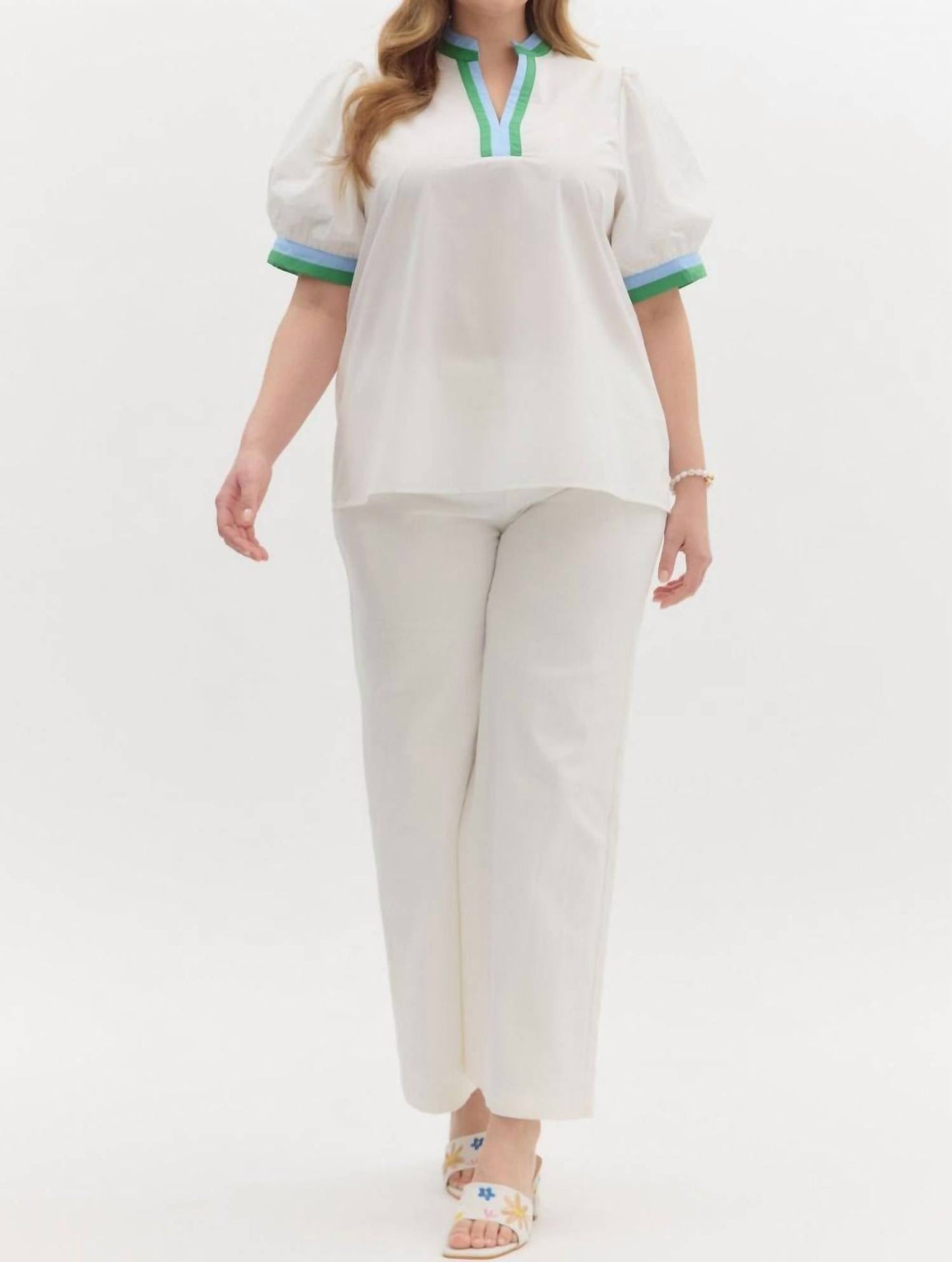 Entro - Curvy Afternoon Picnic Top