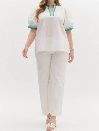 Entro - Curvy Afternoon Picnic Top