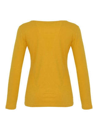 Dolcezza - Women's Crew Neck Long-sleeved Top
