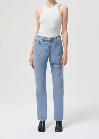 Agolde - Lana Mid Rise Vintage Straight Leg Jeans