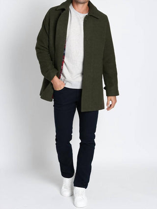 Jachs New York - Striped Sustainable Fleece Crewneck Sweatshirt