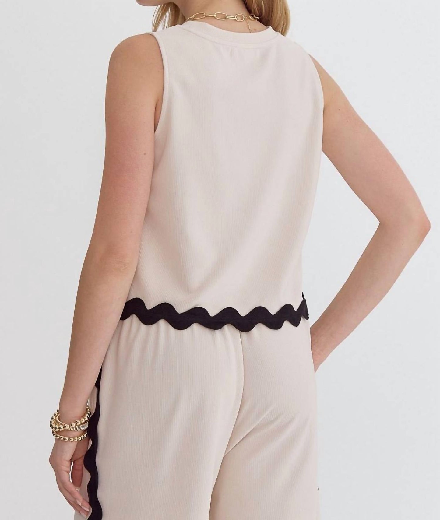 Entro - Ric Rac Top and Pants Set