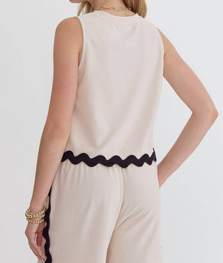 Entro - Ric Rac Top and Pants Set