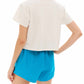 Allison New York - Brooklyn Tee With Gold Buttons