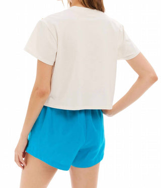 Allison New York - Brooklyn Tee With Gold Buttons