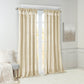 Twist Tab Lined Window Curtain Panel Champagne 50x95