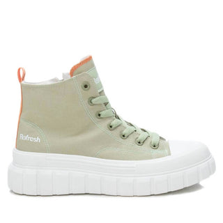 Xti - Women's Canvas High top Ankle Boots