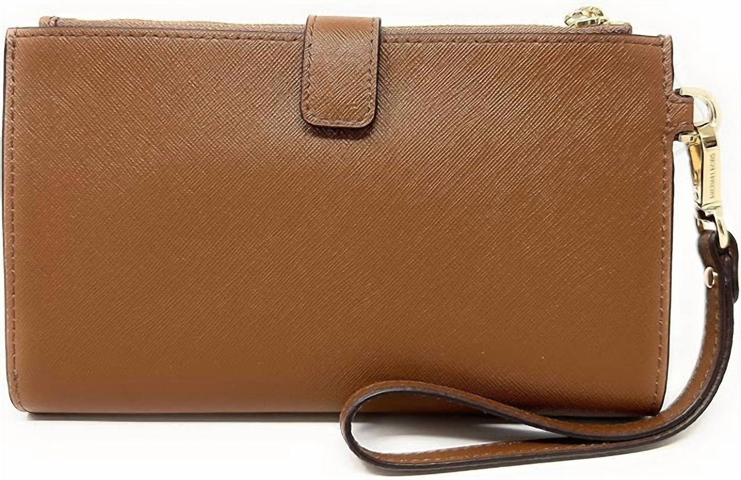 Michael Kors - Women's Jet Set Travel large Double Zip Wristlet Wallet Saffiano Leather