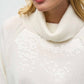 Joseph Ribkoff - Sequined Cowl Neck Sweater
