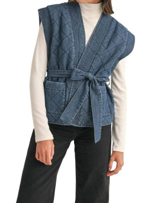 &Merci - Quilted Denim Vest