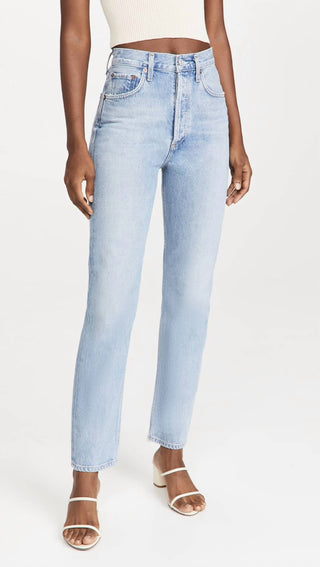 Agolde - 90s Pinch Waist High Rise Straight Jeans