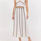 Vintage Havana - Linen Blend Maxi Skirt