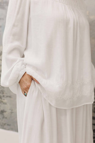 Tea N Rose - Long Sleeve Skirt Set