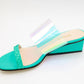 All Black - Women Clear Fish Wedge