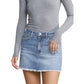 Mica - Raw Hem Mini Skirt