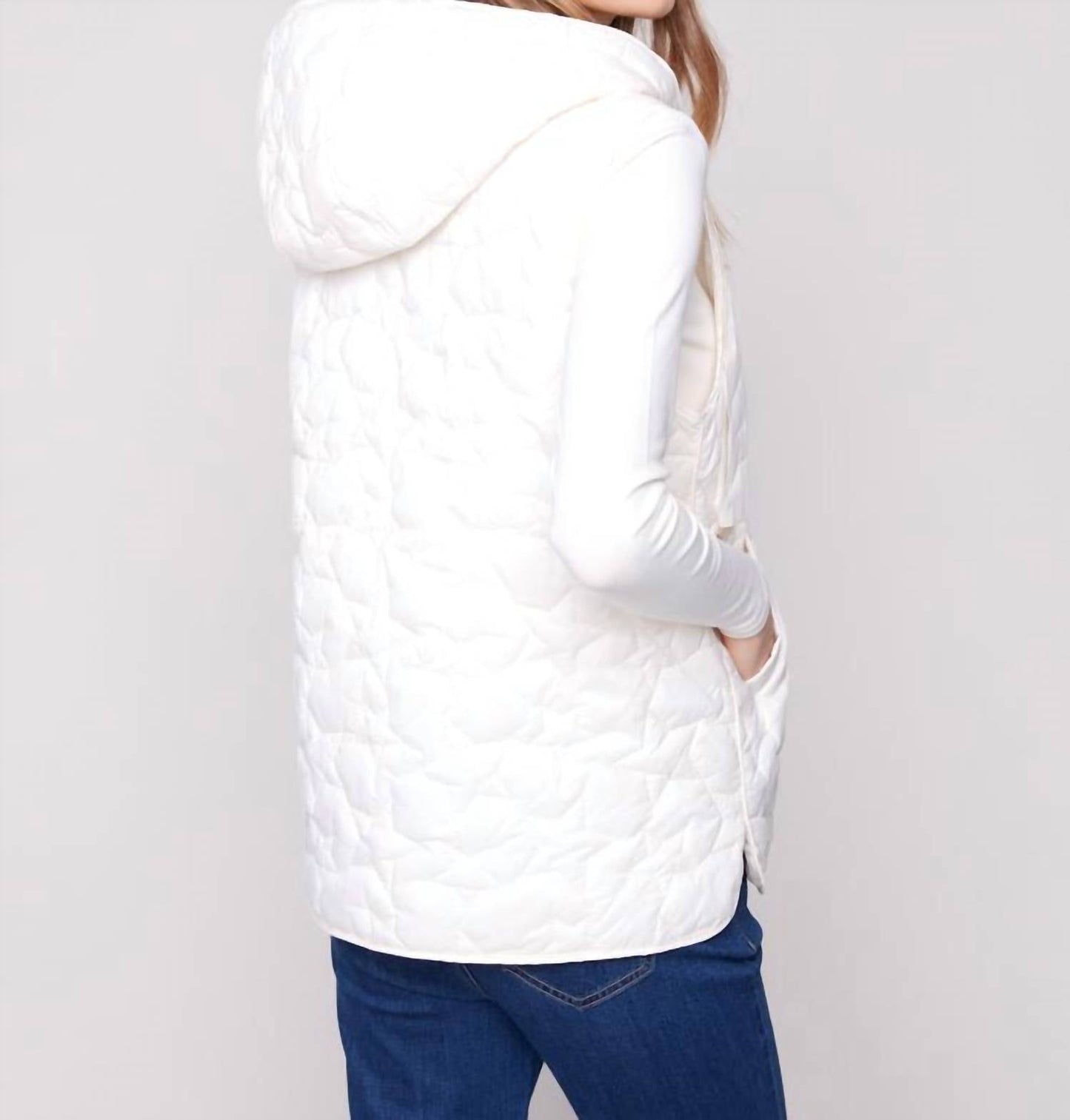 Charlie B - Short Stars Quilted Puffer Vest