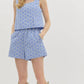 Entro - Dot Top & Shorts Set