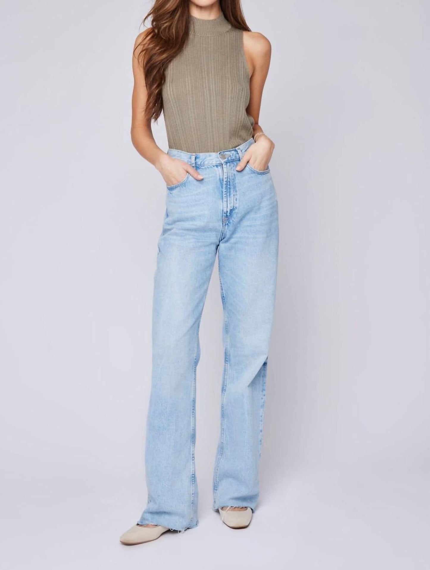 Gentle Fawn - MOCKNECK SLEEVELESS SWEATER