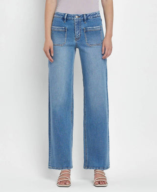 Lovervet - High Rise Wide Leg Jeans