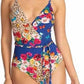 Johnny Was - FLEUR BRAIDED WRAP ONE PIECE SWIMSUIT