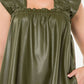 Thml - Allure Faux Leather Midi Dress