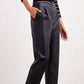 Ellen Tracy - Pleated Faux Leather Pant