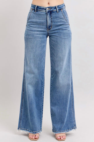 Judy Blue - Retro Wide Leg Jeans