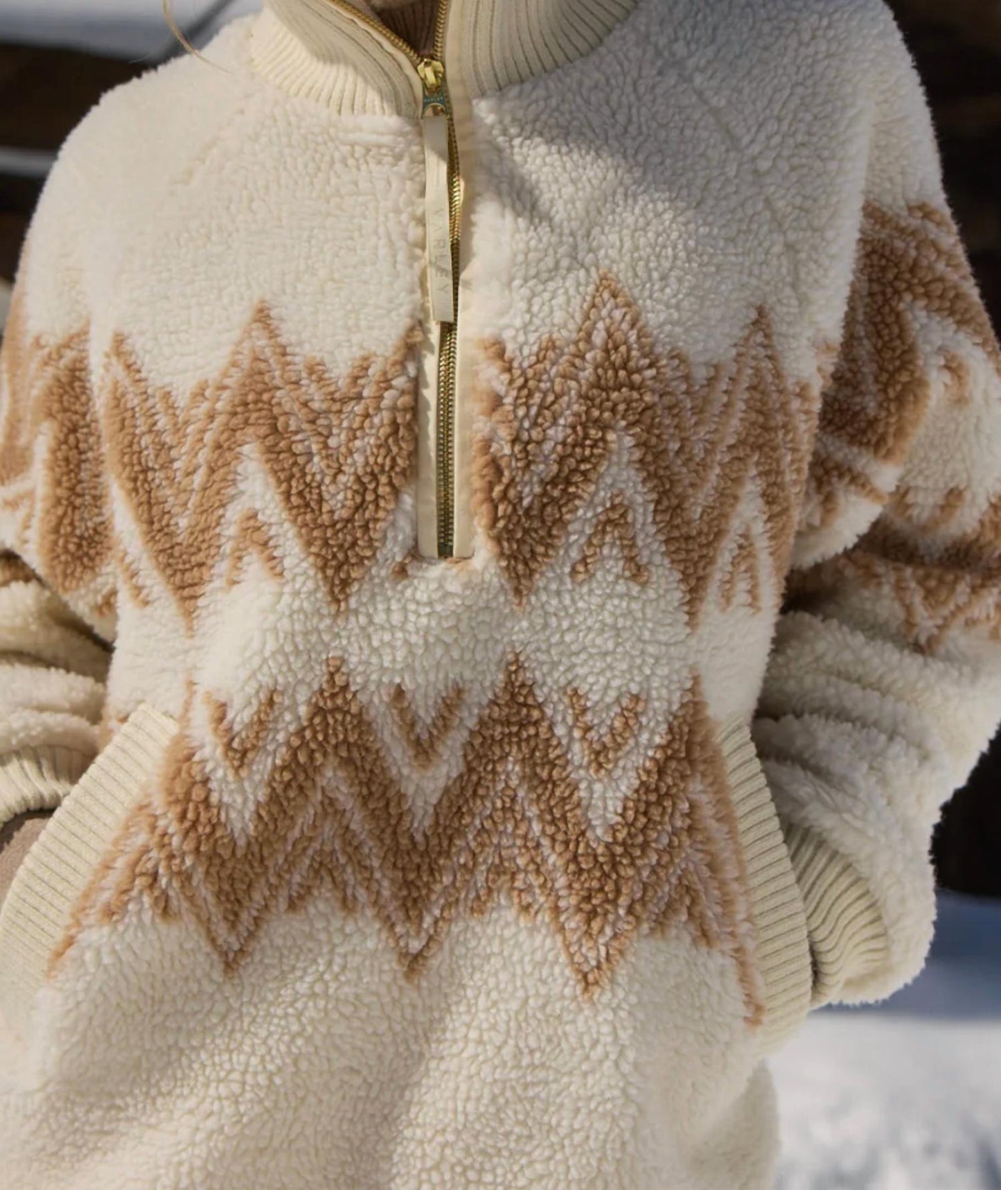 Varley - Hendrik Half-zip Sherpa Top