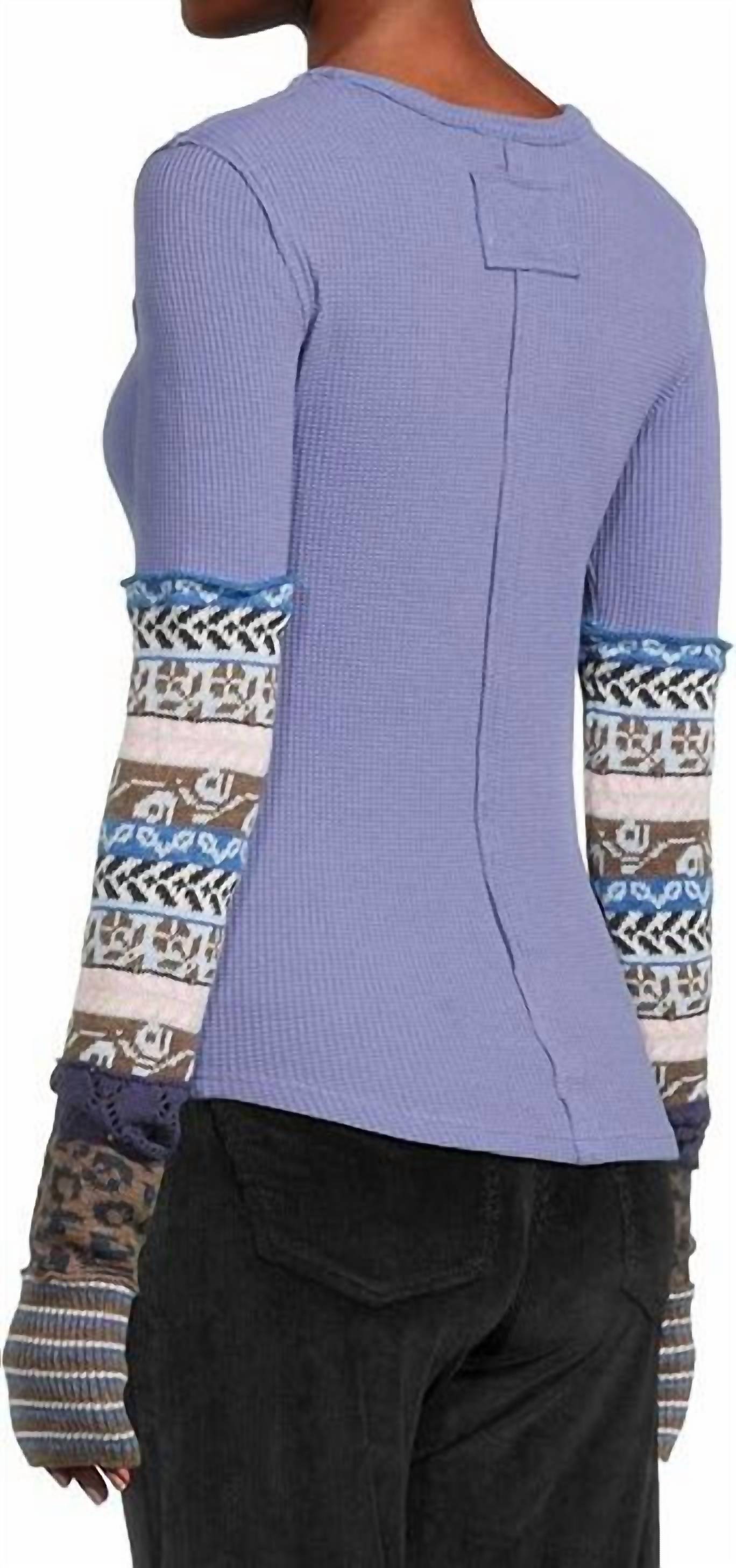 Free People - Long Sleeve All In Cuff Top