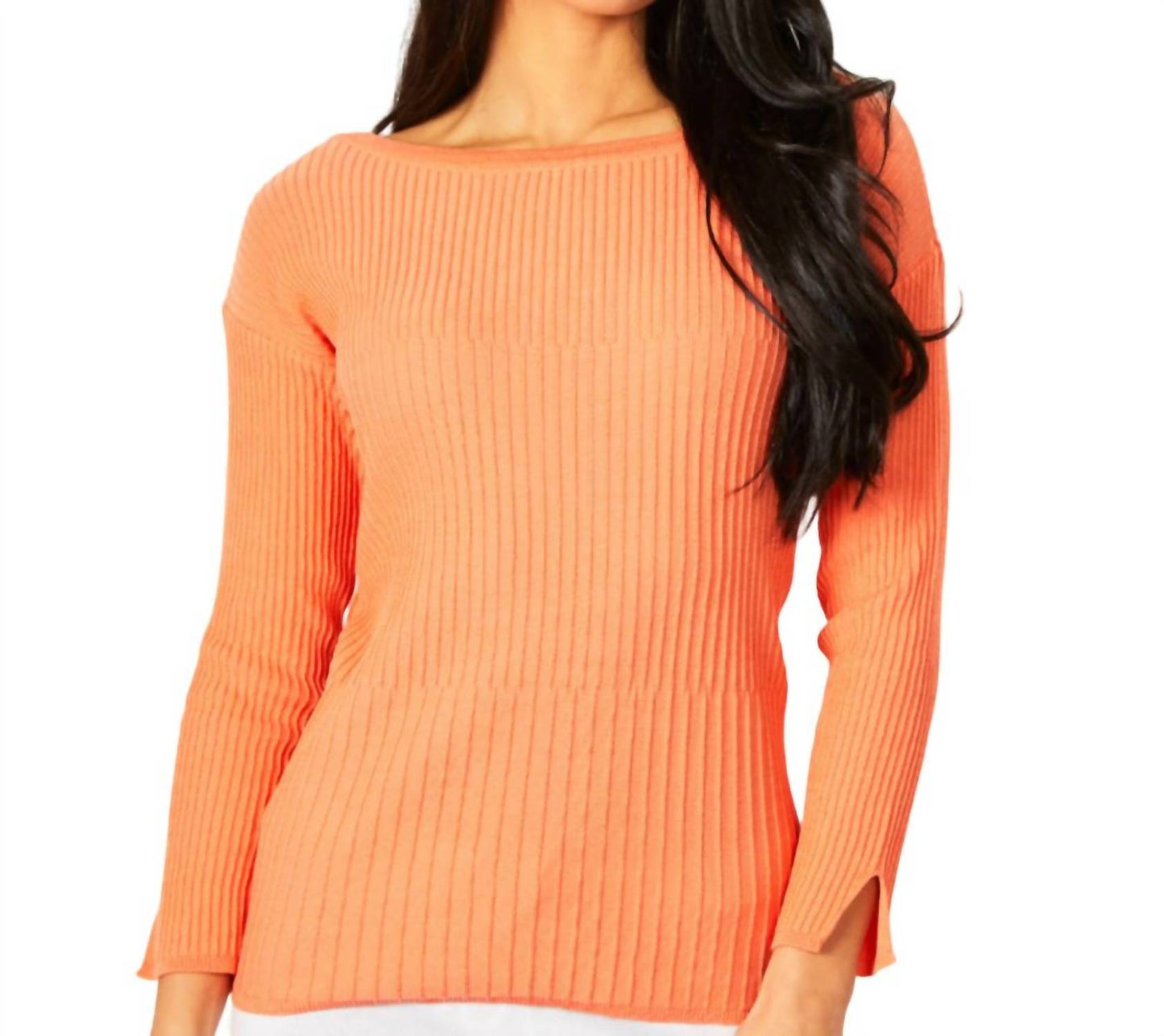 Angel Apparel - Ribbed Crew Neck Top
