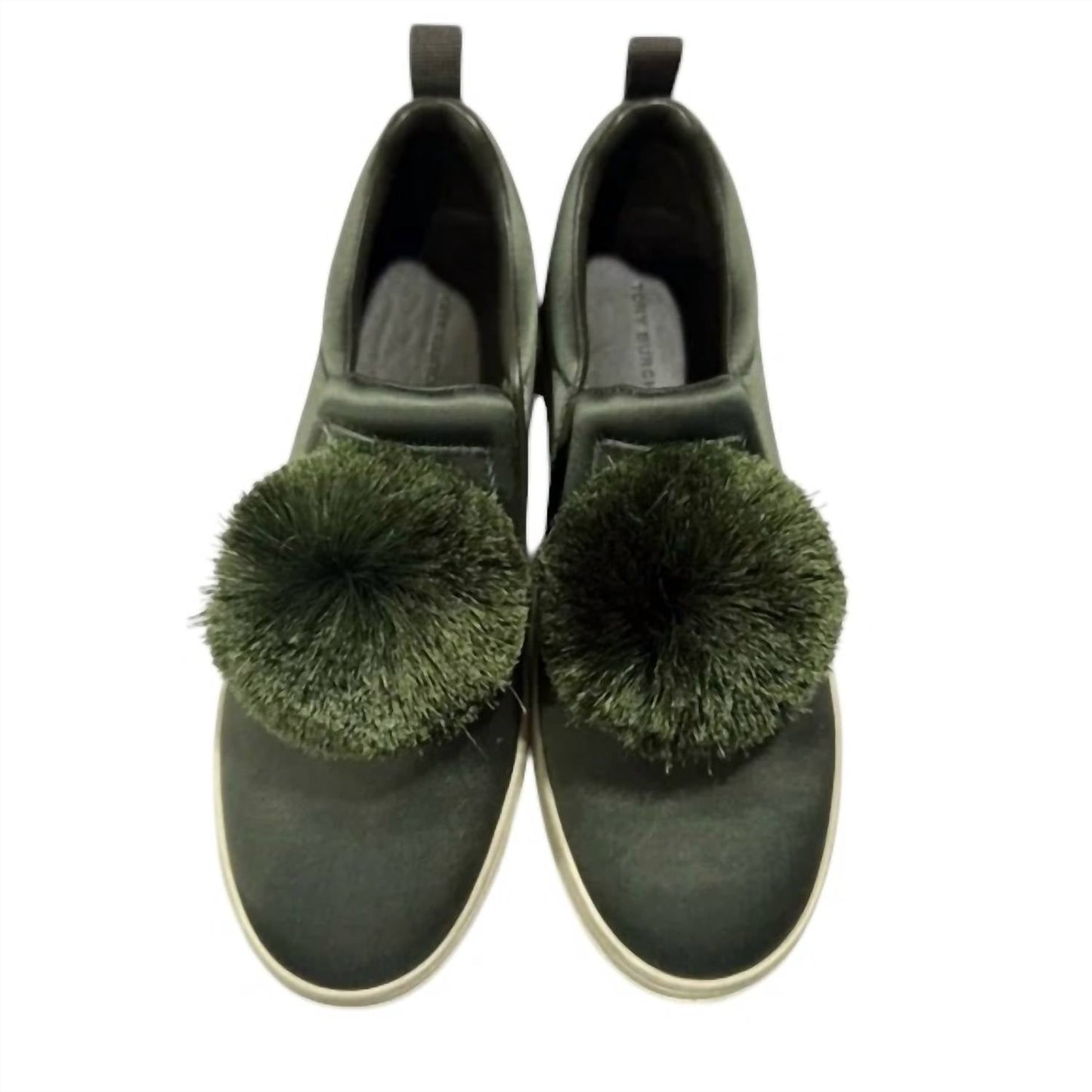 Tory Burch - Women's Daphne Pom Pom Satin Luxe Platform Sneakers