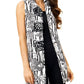 Adore - Heart Patch Sleeveless Tunic Blouse