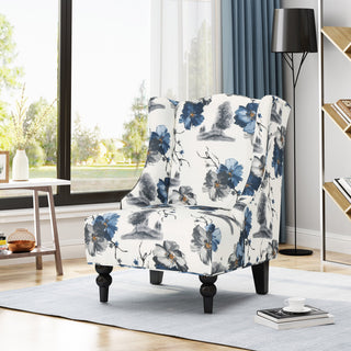 Modern Wingback Club Chair – Fabric Upholstery -Christopher Knight Home