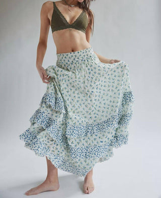 Free People - Brynn Printed Maxi Skirt